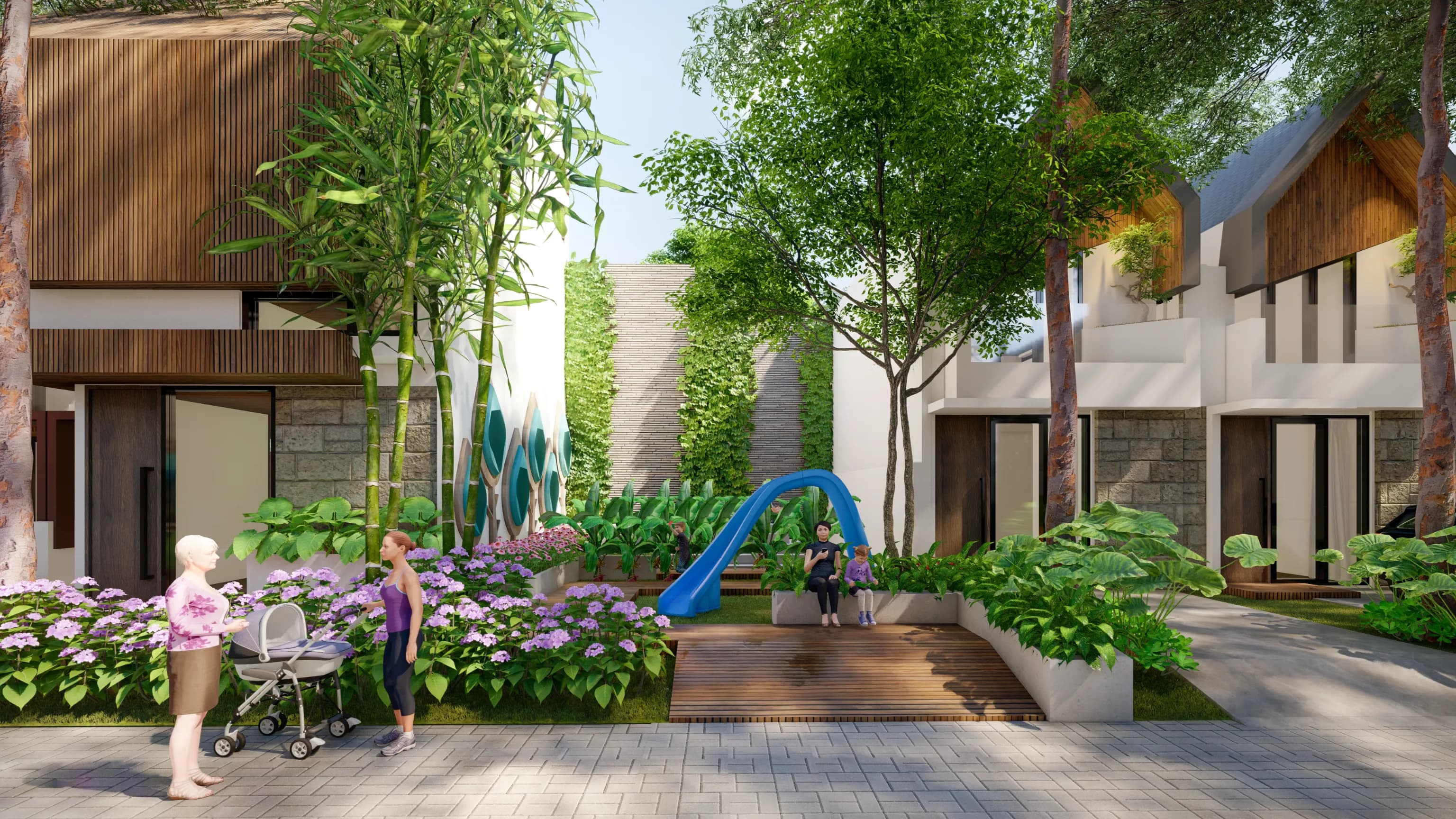 Playground anak di The Shafa Residence