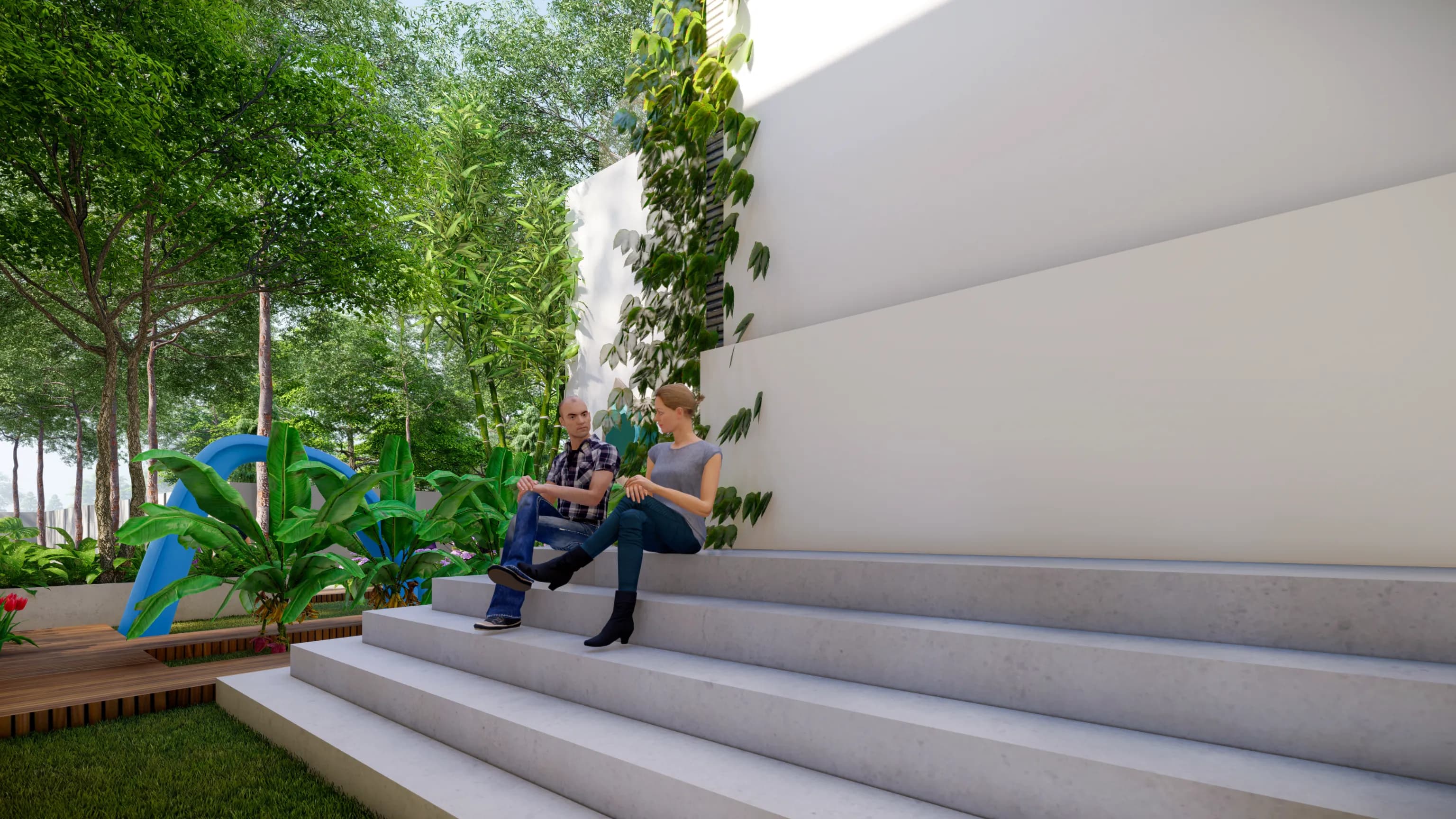 Area bermain outdoor yang aman