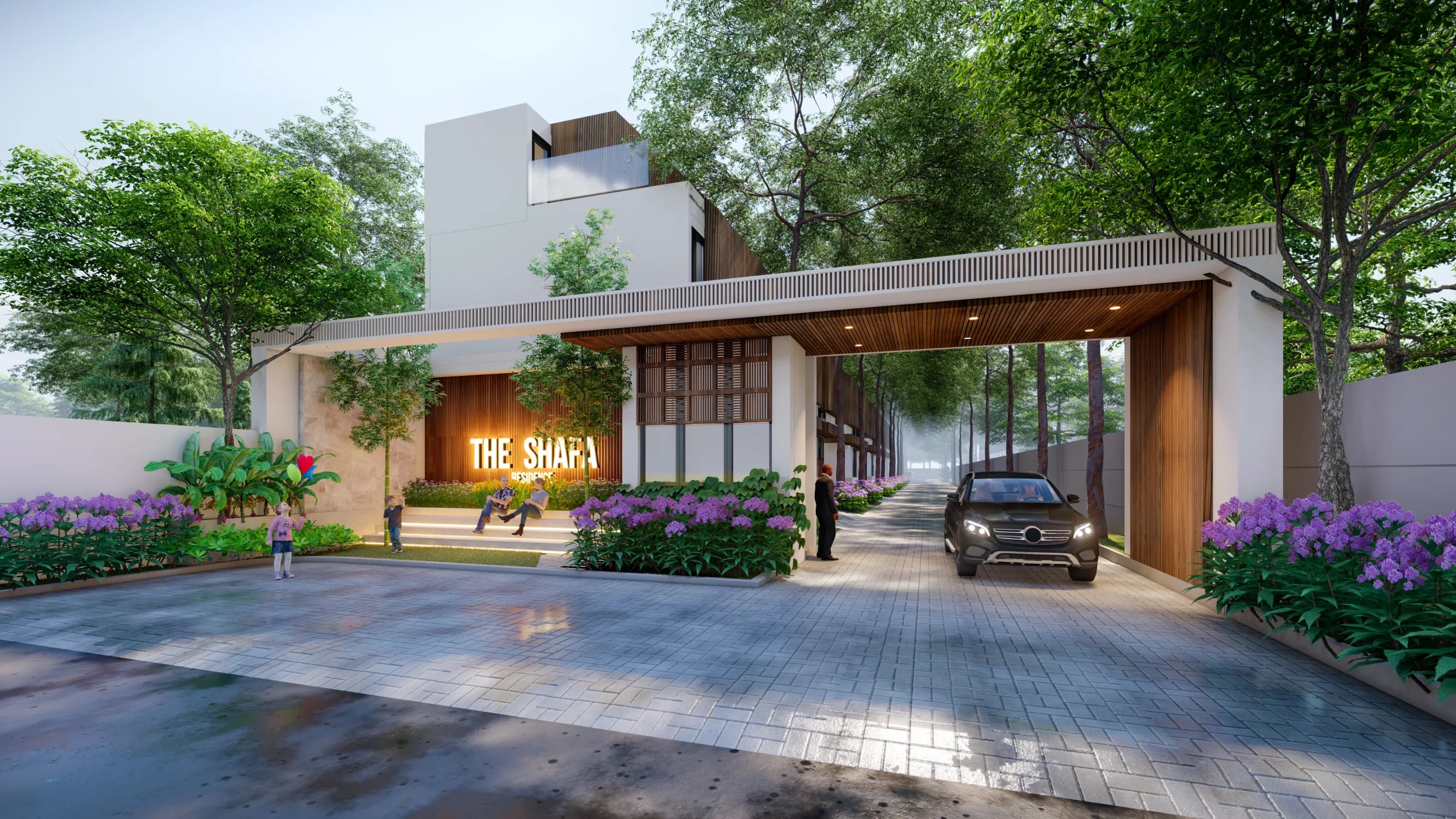 Gate utama The Shafa Residence