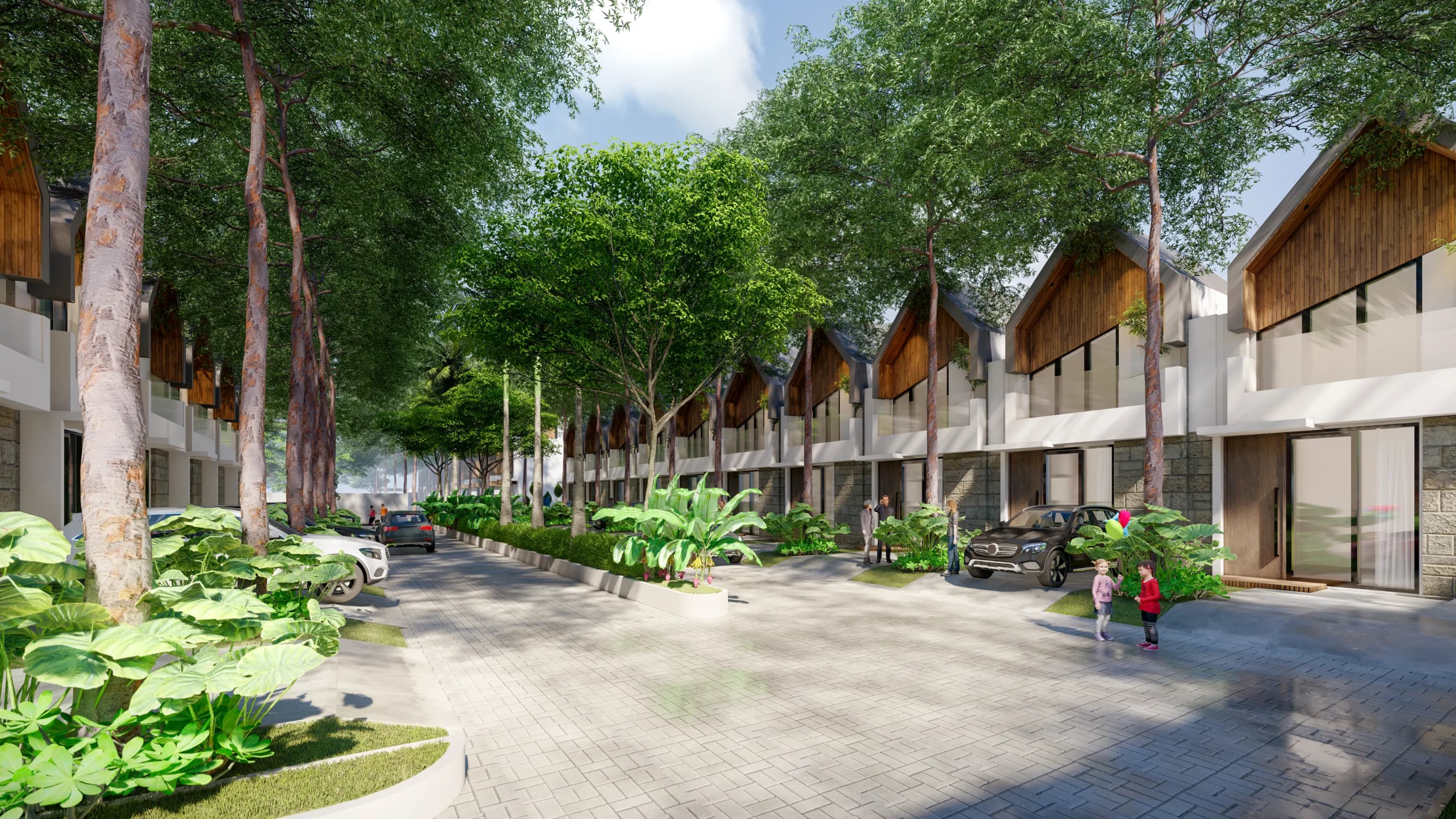 Perumahan kota batu dekat wisata dengan view gunung Panderman